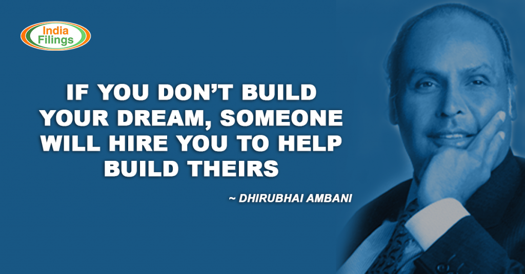 If you don't build your dream, someone else will hire you to help them build theirs.