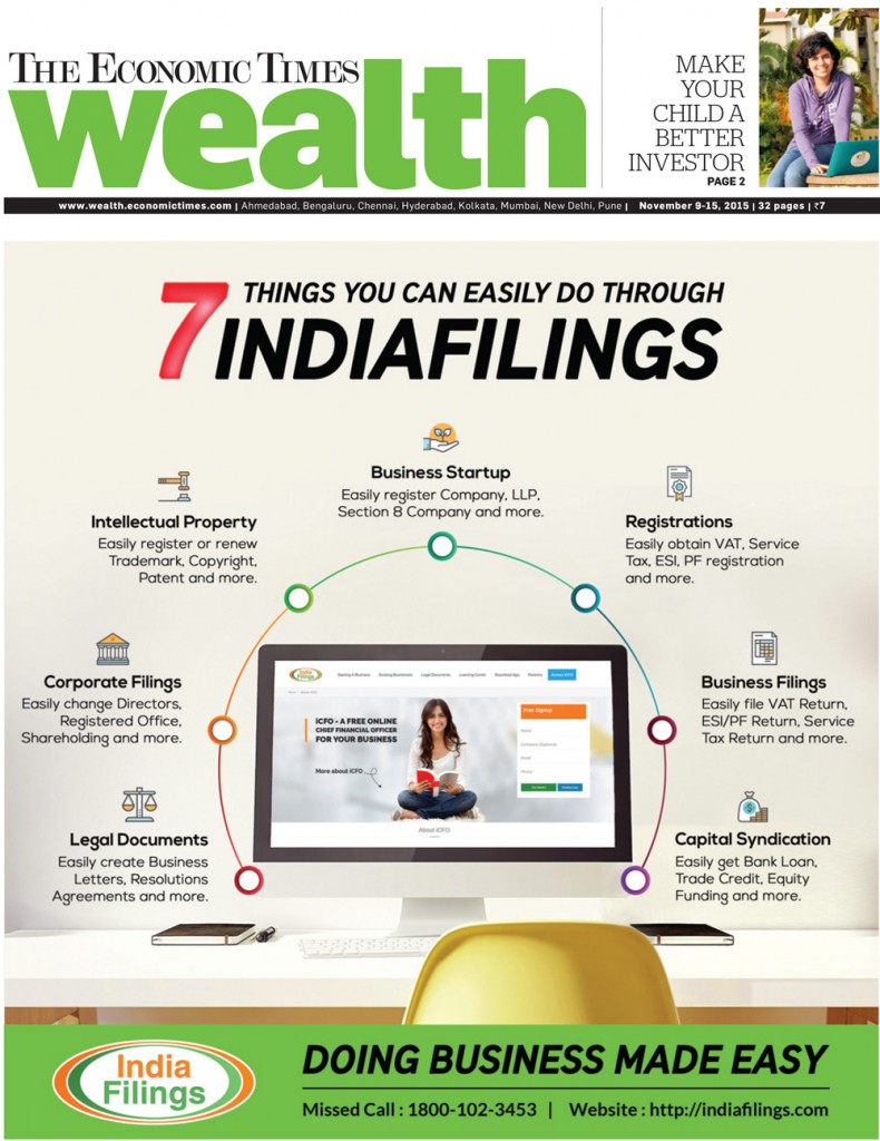 ET Wealth 7 things you can-easily do through IndiaFilings