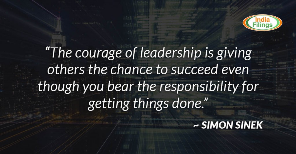 The courage of leadership is giving others the chance to succeed even though you bear the responsibility if they fail