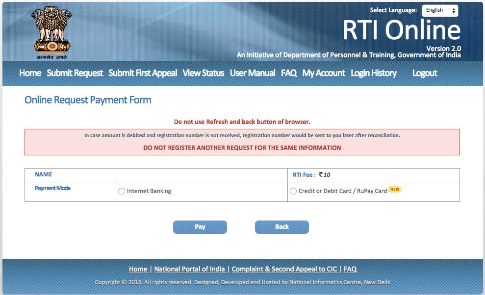 How-to-File-RTI-Online-payment-Form