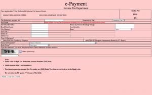 Income Tax Payment Challans - Online Tax Payment - IndiaFilings