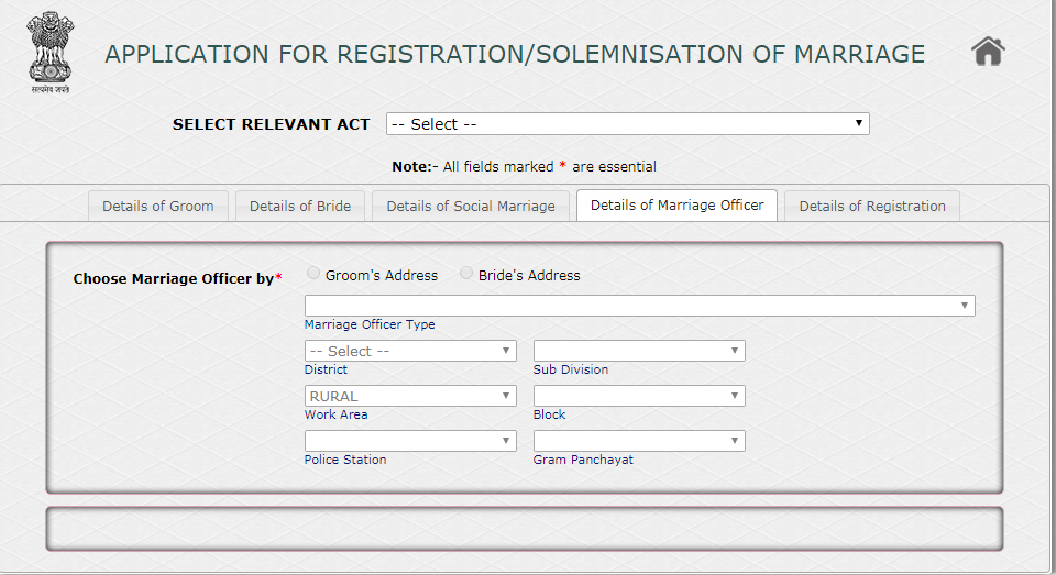 Marriage-Registration-Procedure-in-West-Bengal-Officer-Details