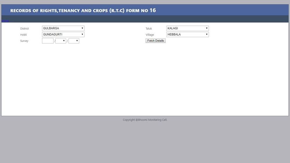 Image-6-Bhoomi-Karnataka-Land-Records-(RTC)-Online