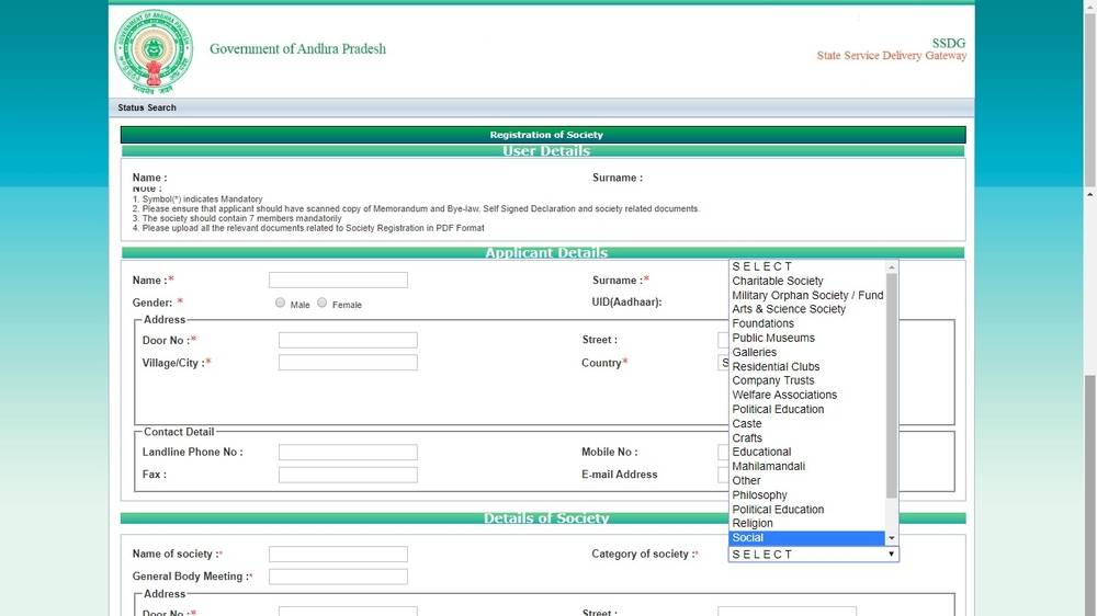 Society Registration in Andhra Pradesh - IndiaFilings