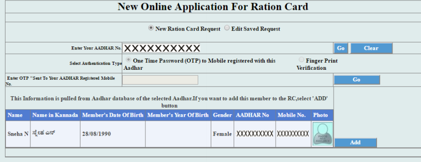 Step 8-Karnataka-Ration-Card