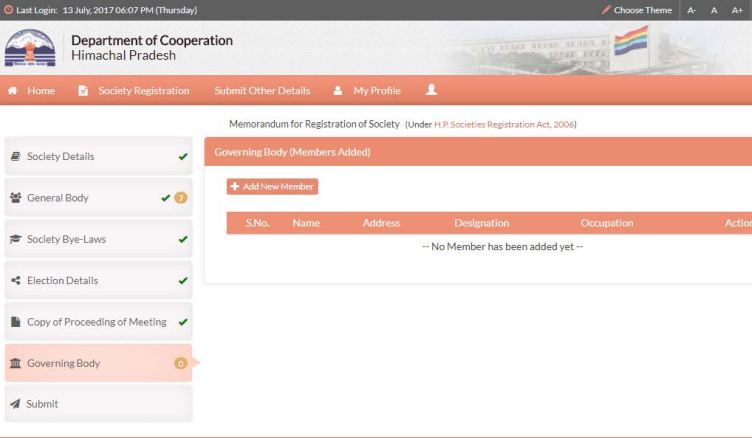 Himachal-Pradesh-Society-Registration-Add-New-Member