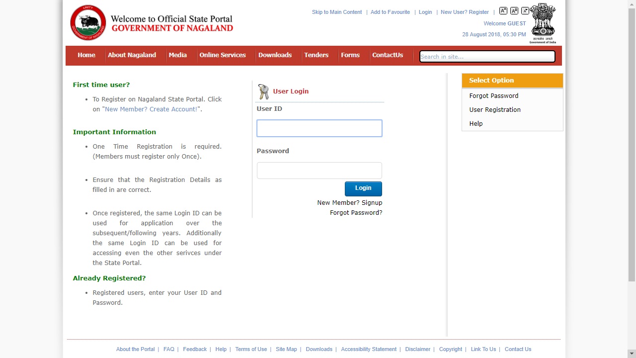 Nagaland-Domicile-Certificate-User-Login