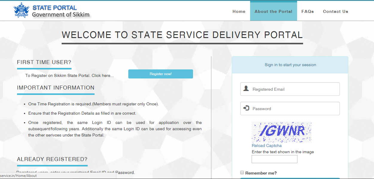 Sikkim-Domicile-Certificate-User-Registration