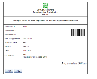 Jharkhand Non-Encumbrance Certificate Image 5