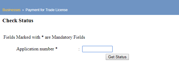 Madhya Pradesh Trade License Check Application Status