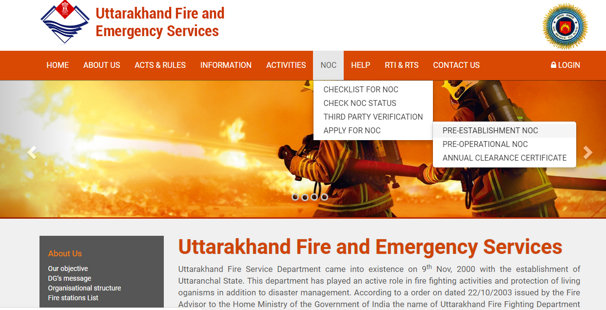 Uttarakhand Fire License - Apply NOC