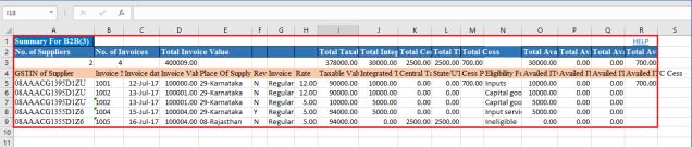 Image 11 GSTR 2 Filing using Returns Offline Tool