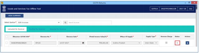 Image 11 Modifying GSTR 1A Return