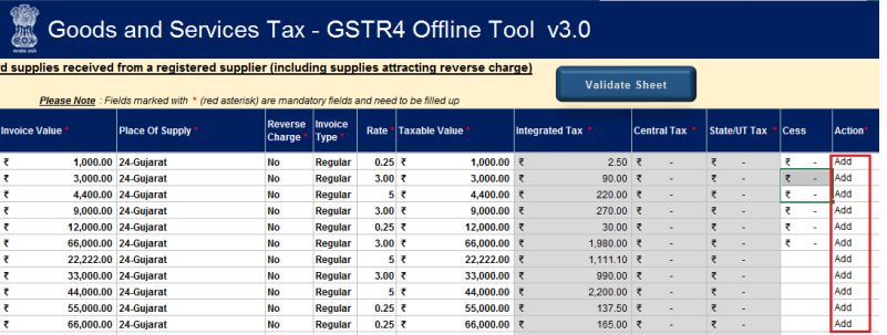 Image 13 GSTR 4 Return Filing