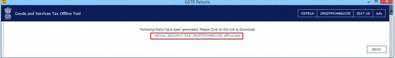 Image 20 Modifying GSTR 1A Return