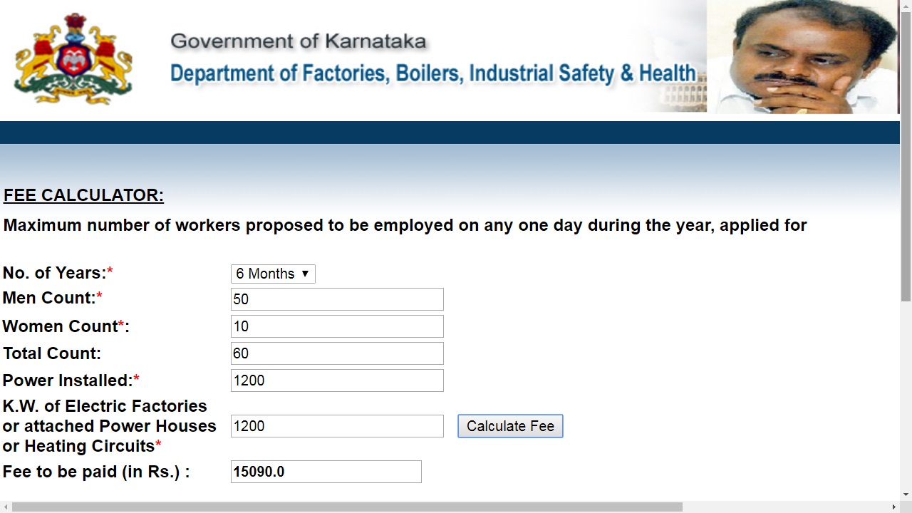 Karnataka Factory Registration Application Procedure Indiafilings