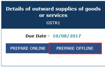 Image 3 Modify GSTR 1 Return File Using Returns Offline tool