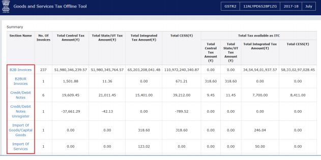 Image 4 Export to Excel Feature in Return Offline Tool