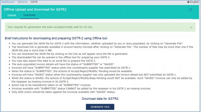 Image 5 Modifying GSTR 2 Return