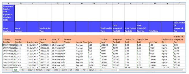 Image 8 Export to Excel Feature in Return Offline Tool