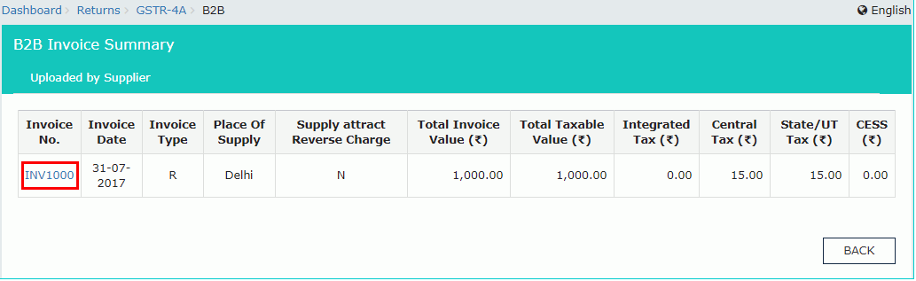 Invoice Number