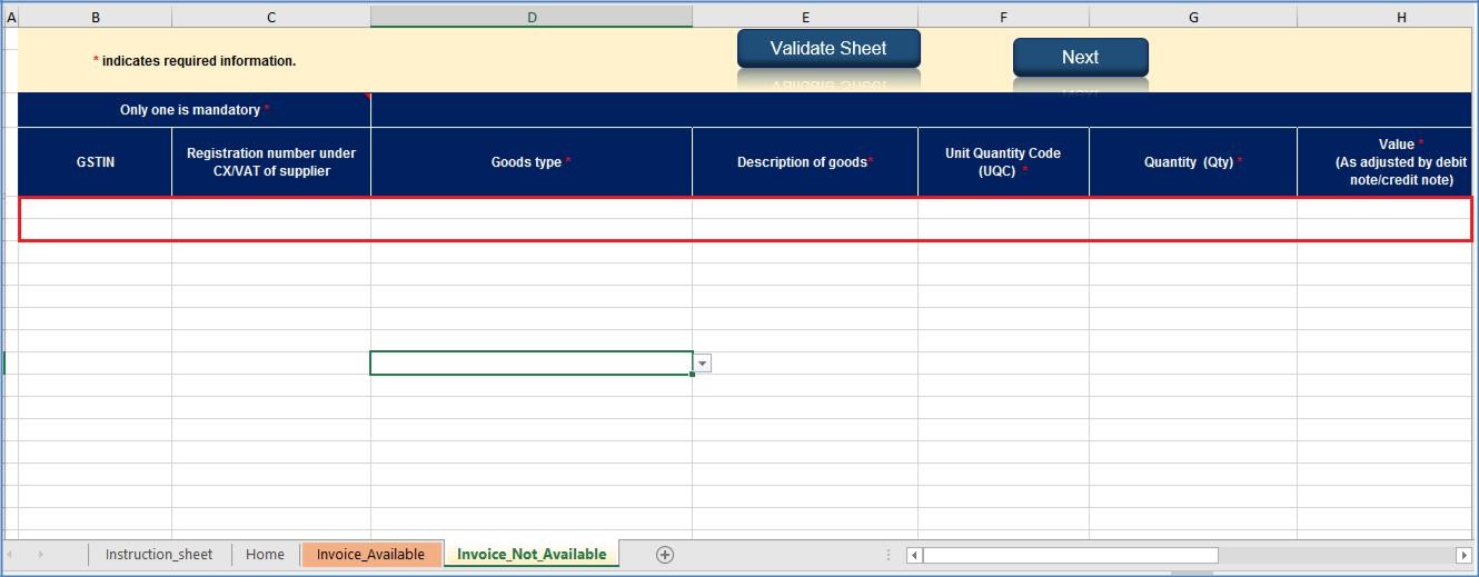 Step 12- Offline Filing of Form GST ITC-03