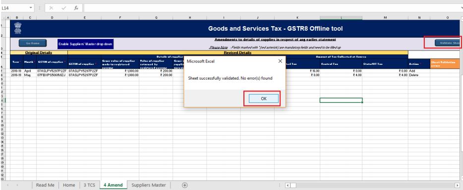 Image 14 GSTR 8 Return Filing