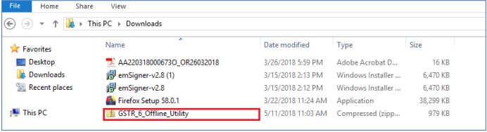 Image 2 GSTR 6 Return Offline Utility