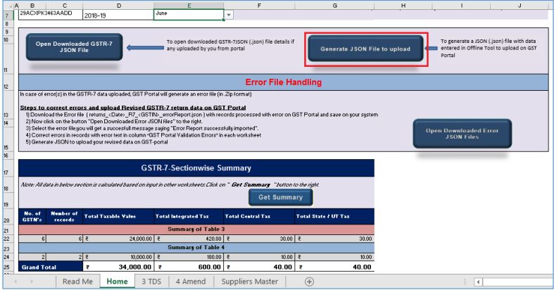 Image 21 GSTR 7 Return Filling