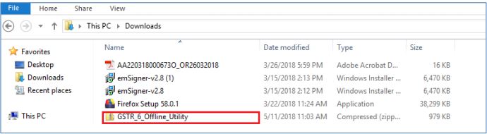 Image 6 GSTR 6 Return Offline Utility