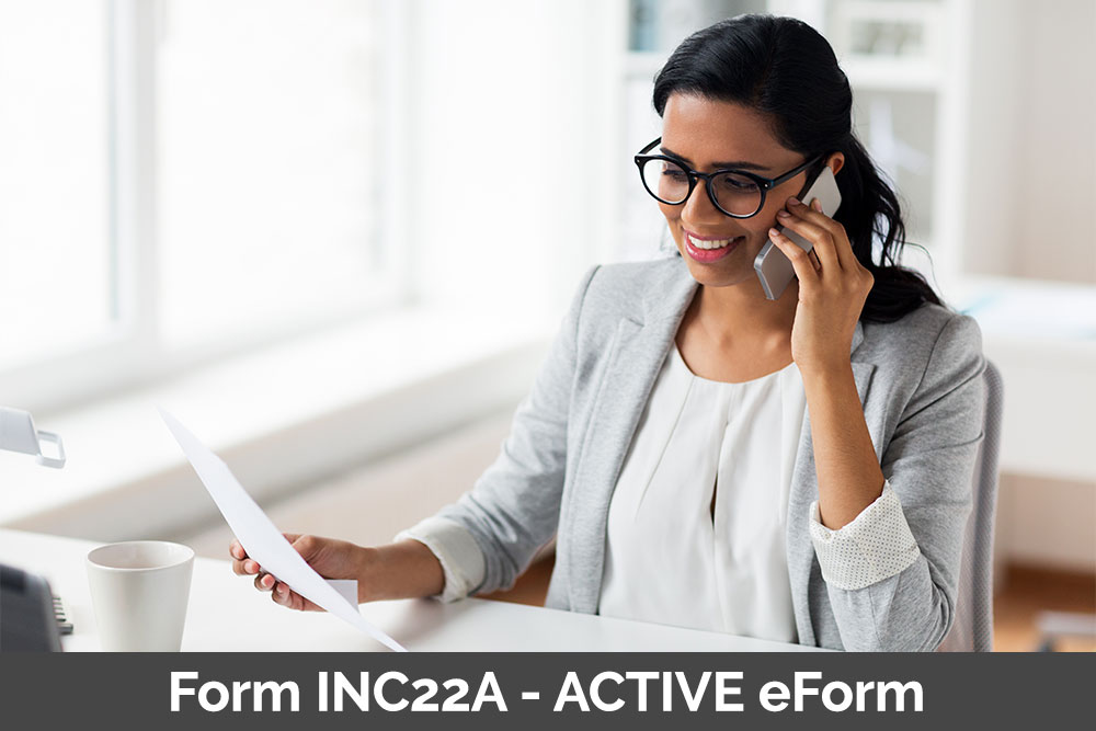 Form INC22A - ACTIVE Company Tagging - MCA - IndiaFilings