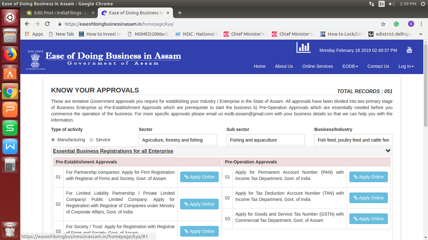 Image 4 Ease Of Doing Business In Assam Portal