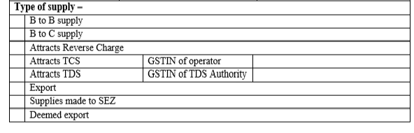 Form GST INV 1 - Part 3