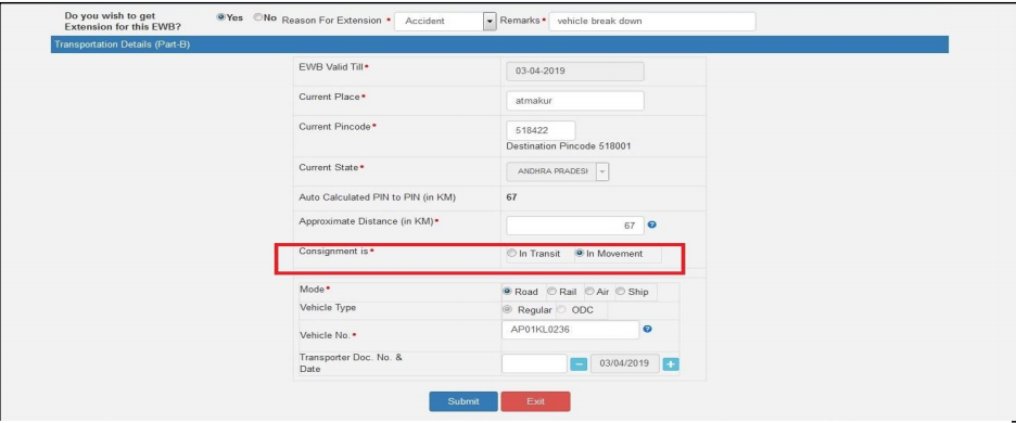 Image 7 Enhancement in e-Way Bill System