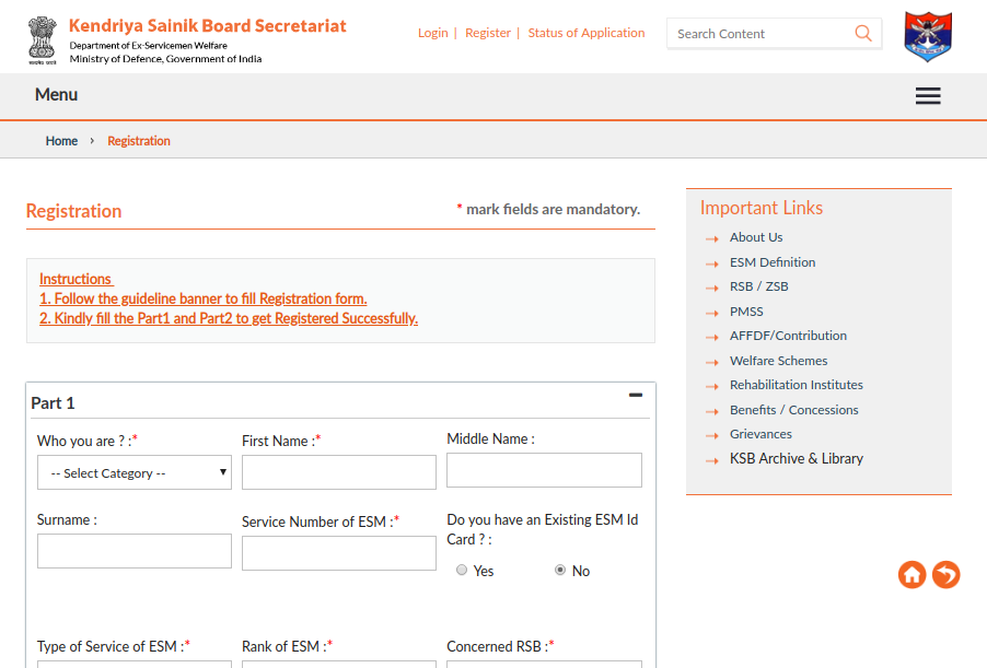 Scheme for Financial Assistance to Vocational Training - New User Registration