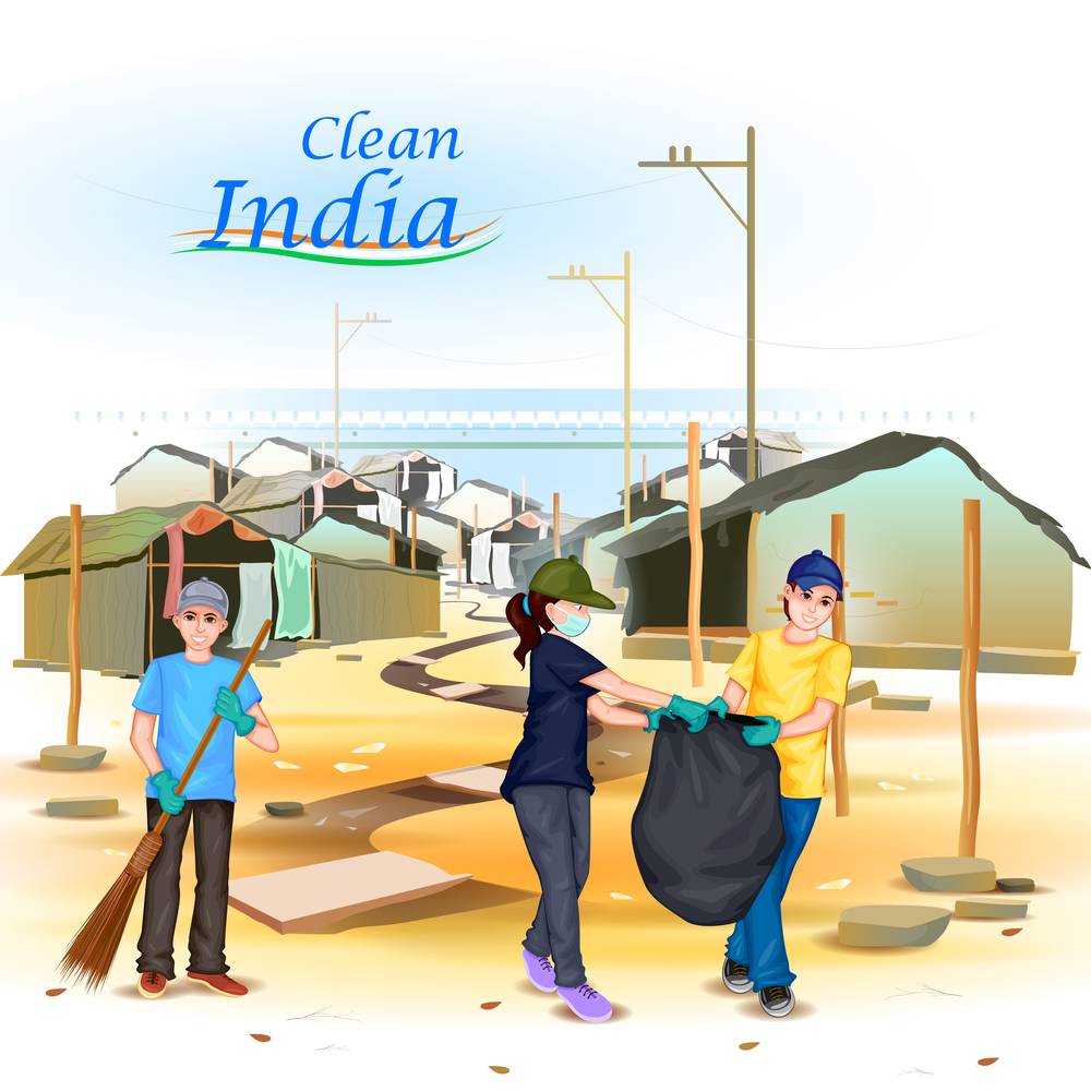 Beautiful posters on swachh bharat