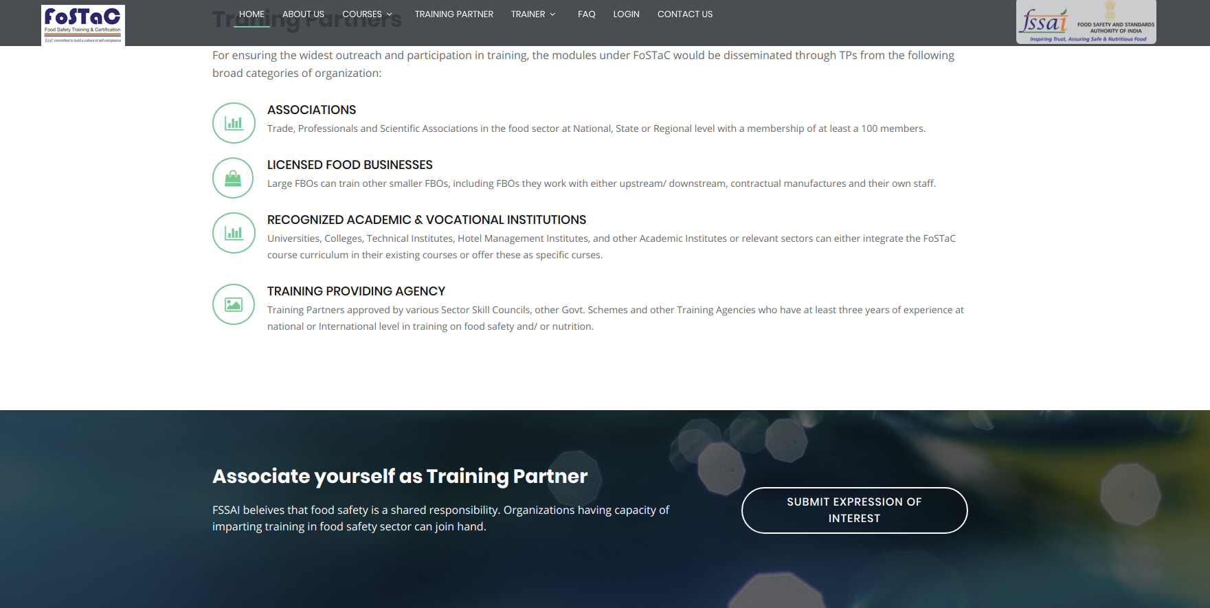 FOSTAG - Training Partner Application Form