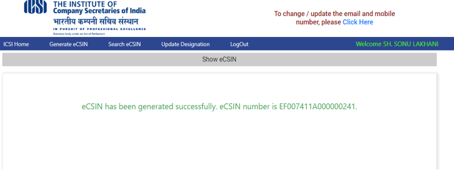 Employee Company Secretary Identification Number (eCSIN)-IMAGE 3