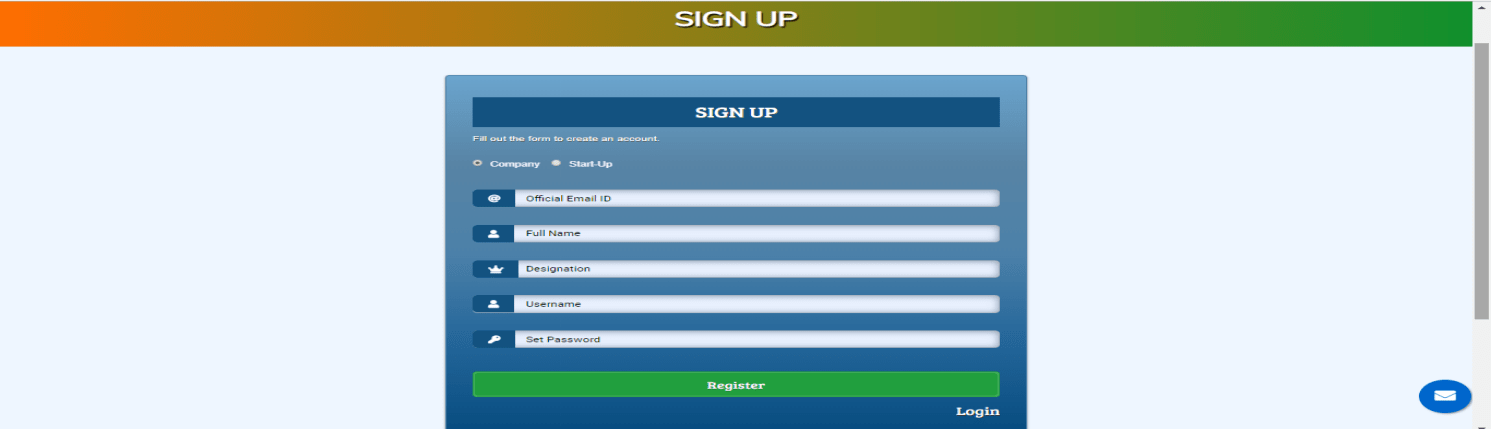 Sign-up-Page