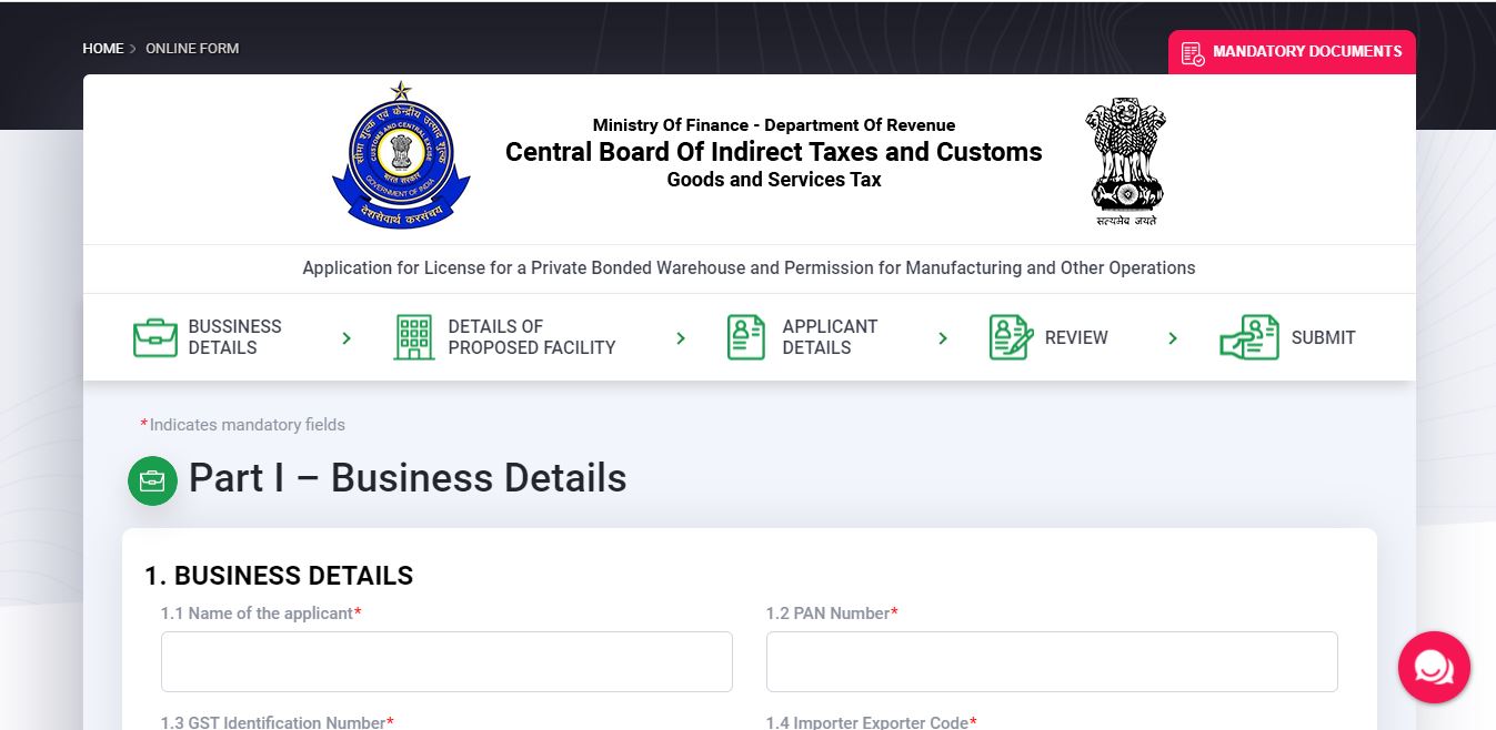 Revised Guidelines of Bonded Manufacturing Scheme - Application2