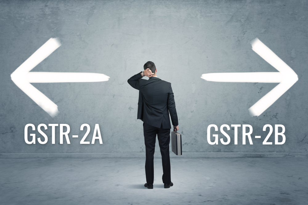 Difference between GSTR-2A and GSTR-2B - IndiaFilings