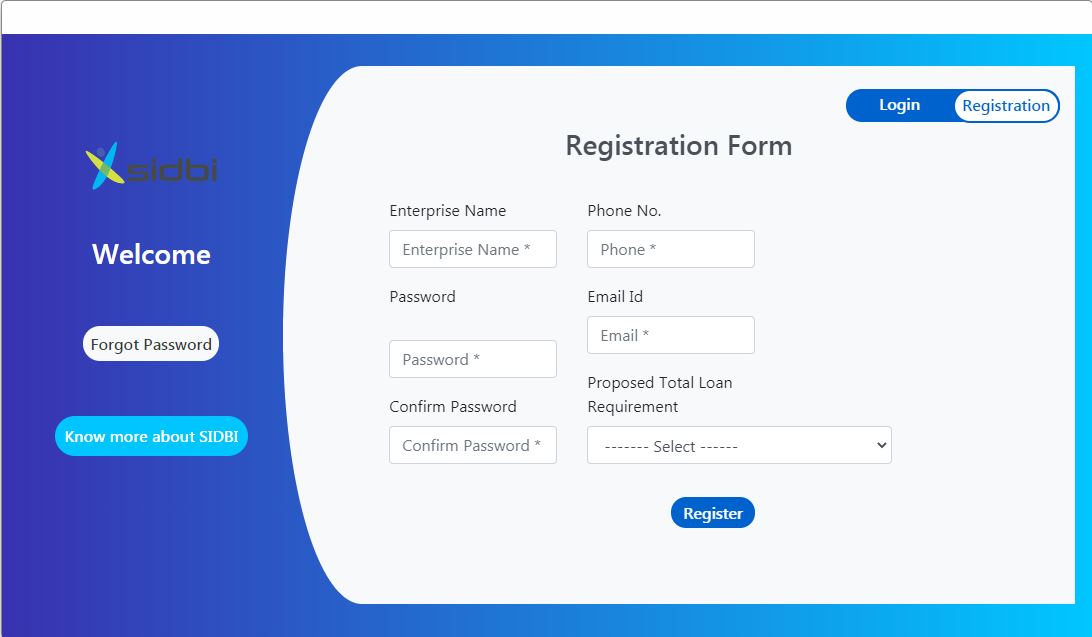 AROG Scheme - User Registration Page