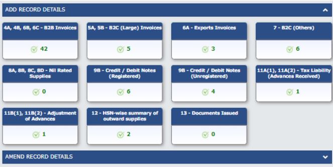 Latest Enhancement in the GSTR-1Filing - Reorganized GSTR-1 Dashboard