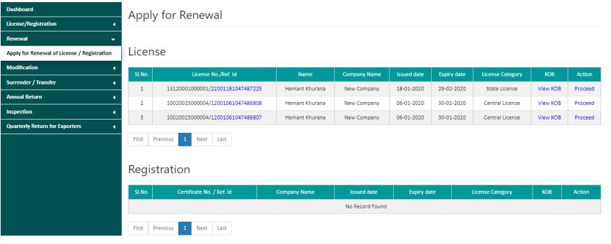 New Policy for Renewing the FSSAI License  after the Expiry Date - FoSCoS Login