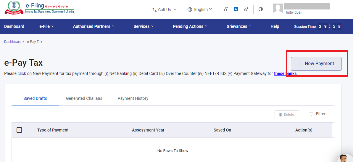 Section 194IA - TDS on Sale of Property - Incometax NewPayment